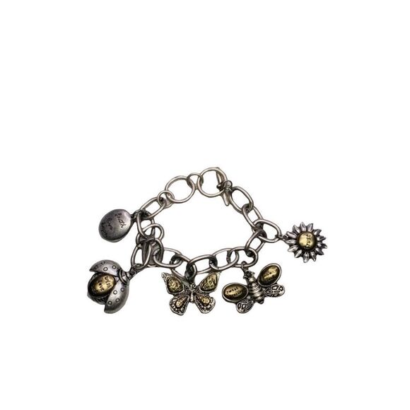 Cracker Barrel Silver/Gold Inspirational Bracelet - Picture 1 of 12